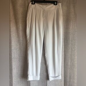 Jennifer Lopez Light Gray Ankle Pants